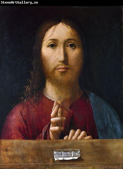 Antonello da Messina Christ Blessing